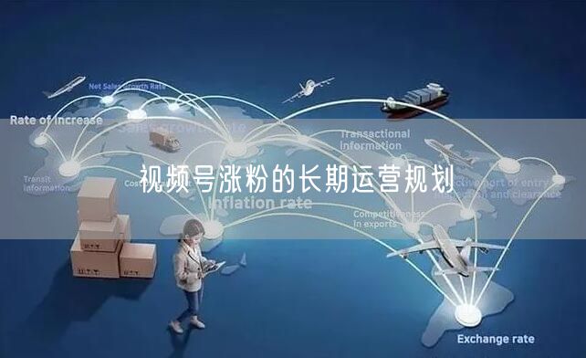 视频号涨粉的长期运营规划